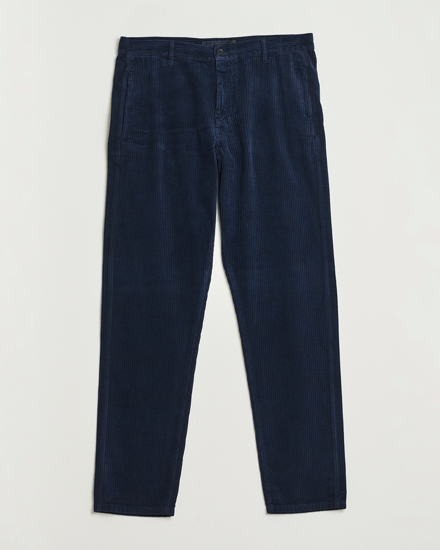 Hombres | Pantalones | Aspesi | Corduroy Pants Navy