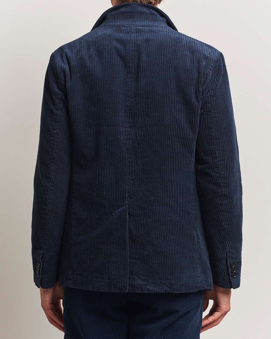 Hombres | Blazers | Aspesi | Corduroy Blazer Navy