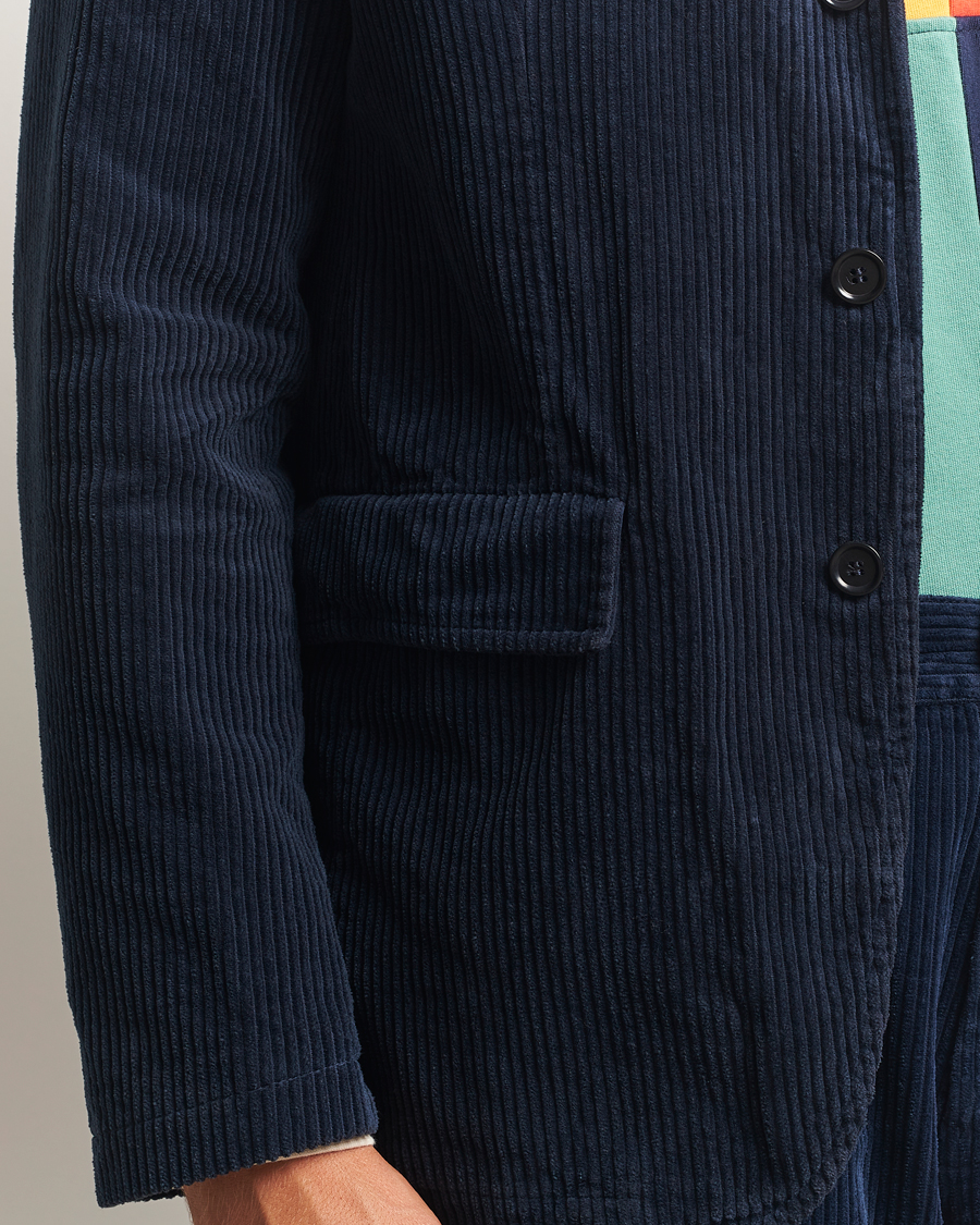 Hombres | Blazers | Aspesi | Corduroy Blazer Navy