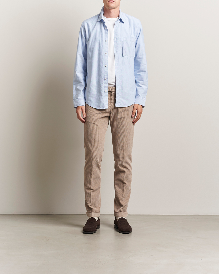 Hombres | Pantalones | Briglia 1949 | Slim Fit Corduroy Trousers Beige