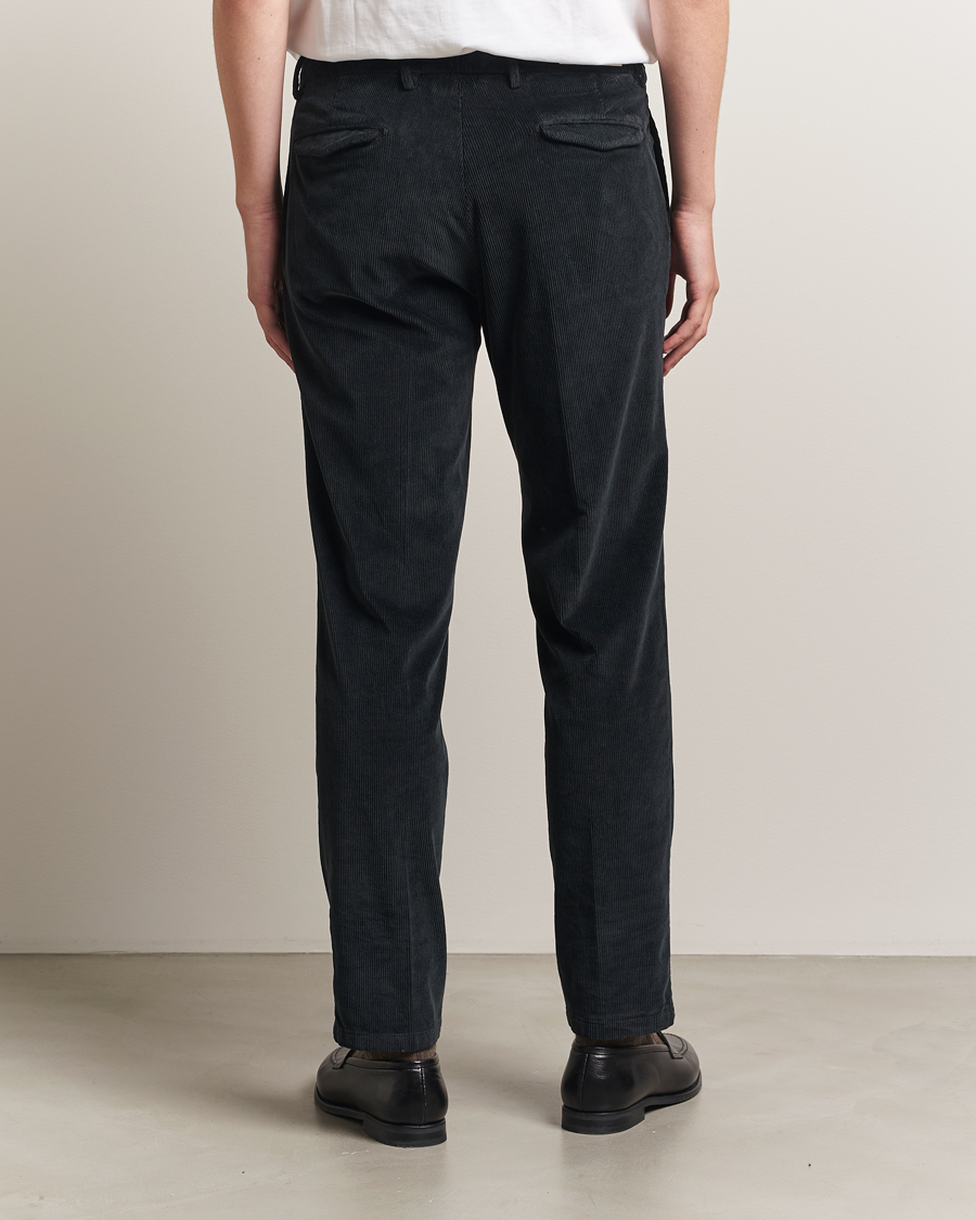 Hombres | Pantalones | Briglia 1949 | Easy Fit Corduroy Trousers Black