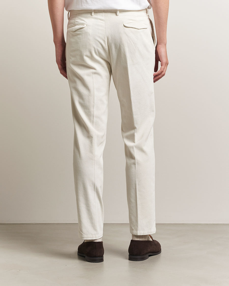 Hombres | Pantalones | Briglia 1949 | Easy Fit Corduroy Trousers Off White