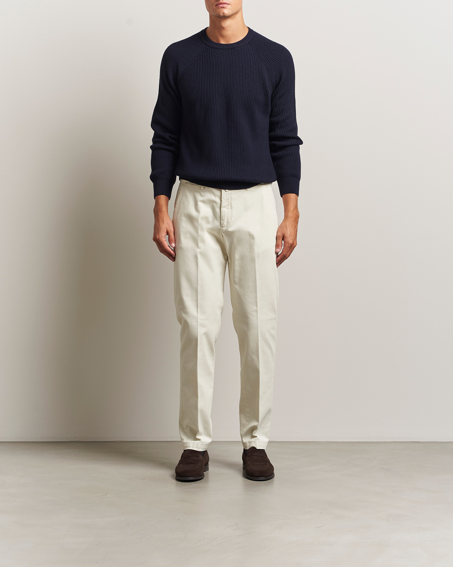 Hombres | Pantalones | Briglia 1949 | Soho Tailored Easy Fit Chino Off White