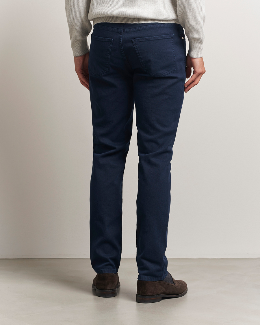 Hombres | Pantalones | Brunello Cucinelli | Slim Fit Bull Denim Pants Navy