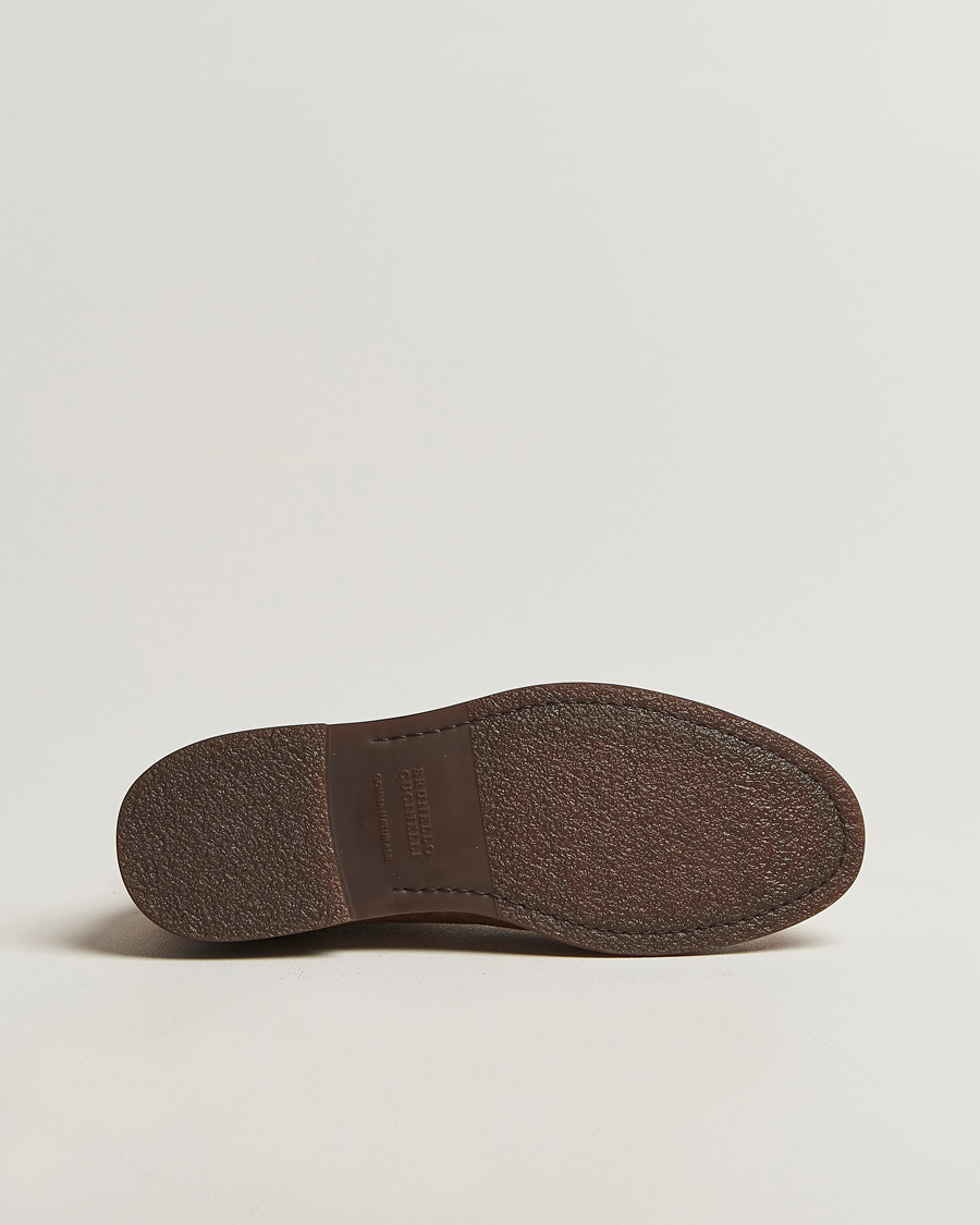 Hombres | Botas | Brunello Cucinelli | Chelsea Boots Brown Suede