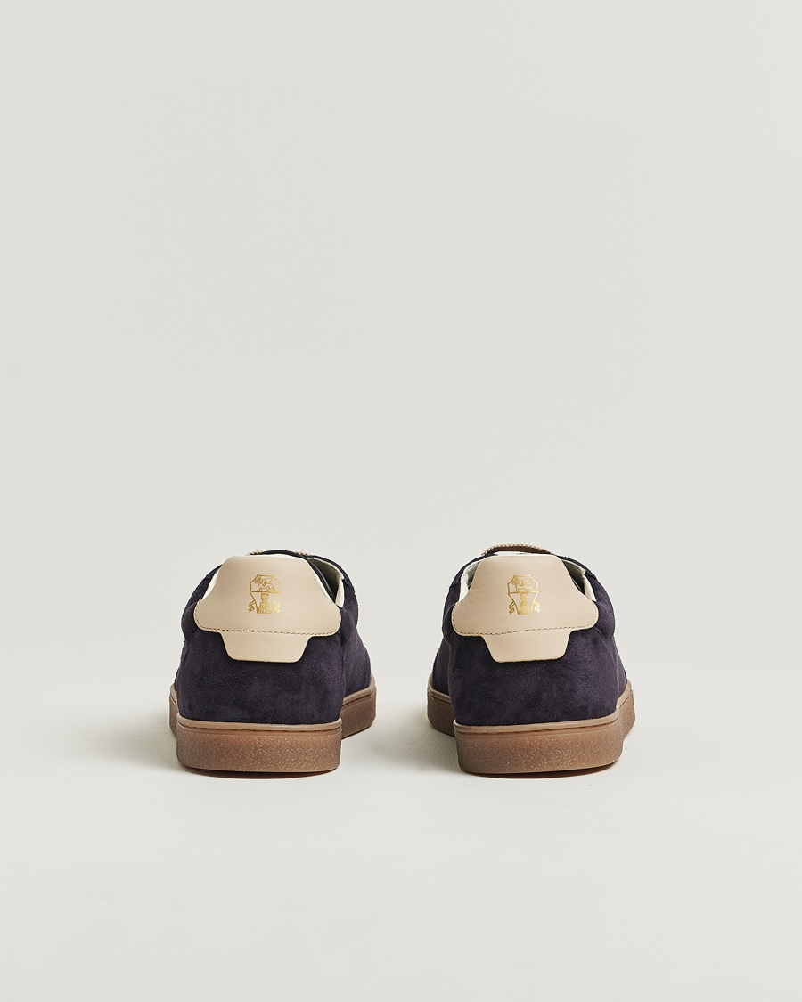 Hombres | Zapatillas | Brunello Cucinelli | Classic Sneakers Navy Suede