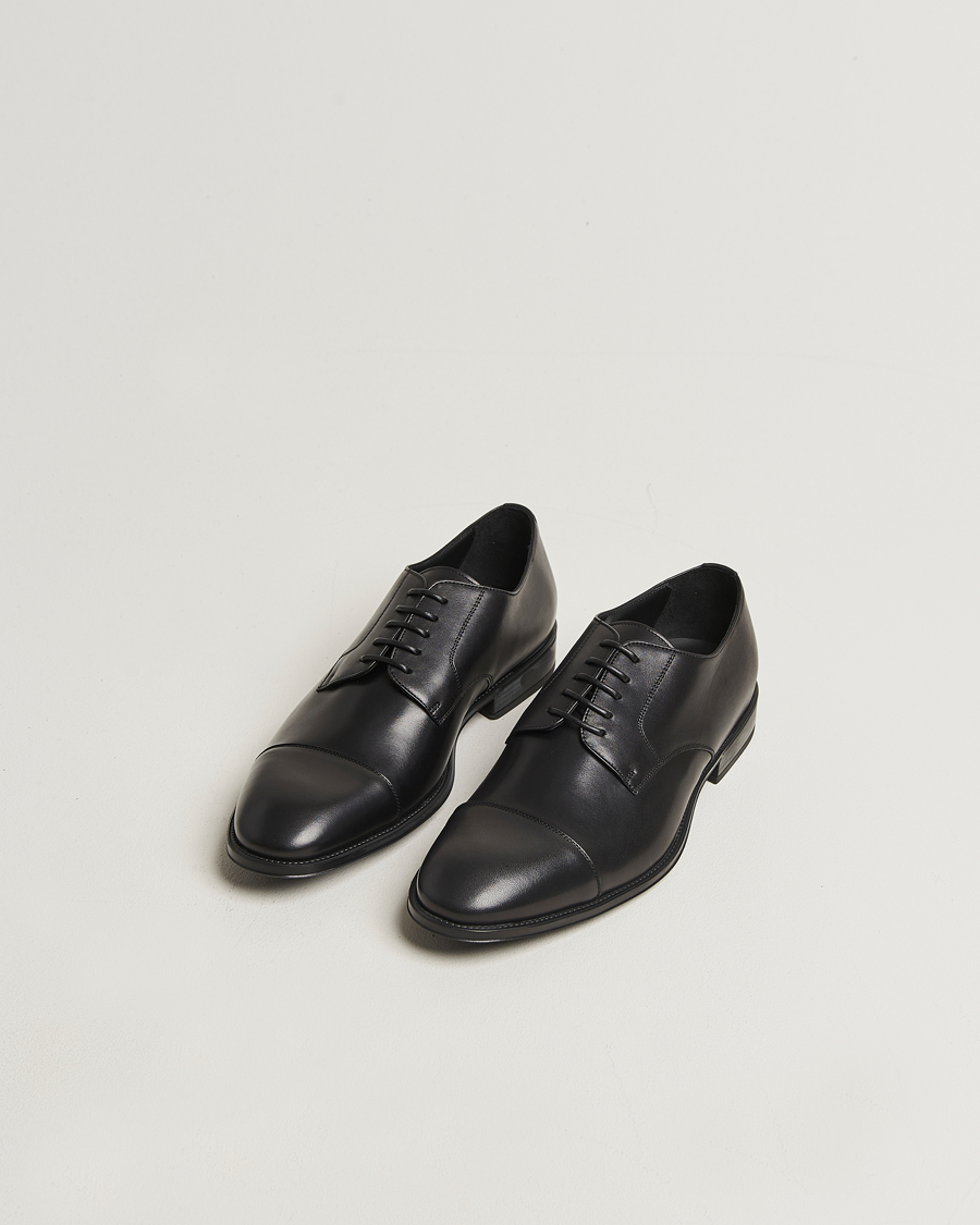 Hombres | Zapatos derby | Canali | Cap Toe Derby Black Calf