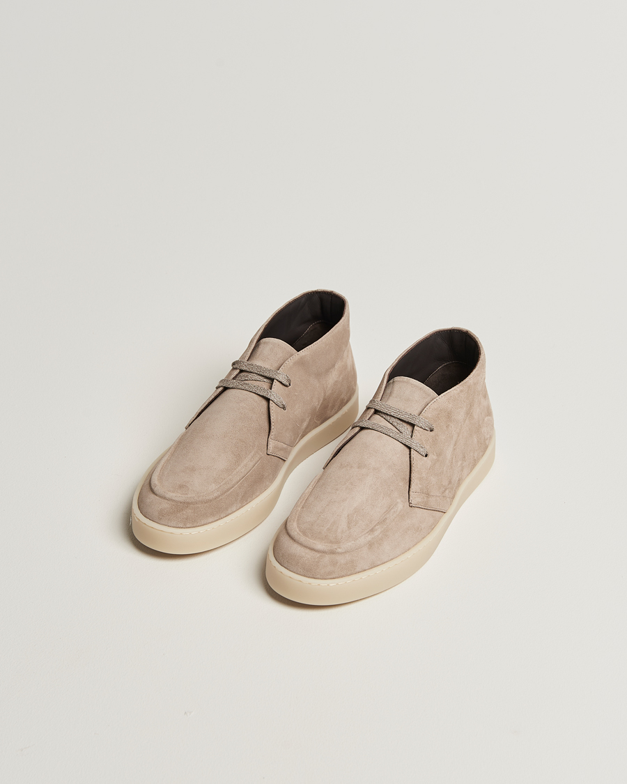 Hombres | Botas | Canali | Chukka Boots Beige Suede