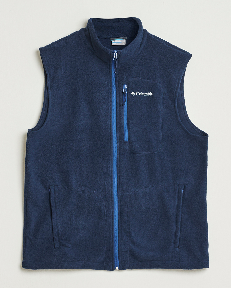 Hombres | Jerséis y prendas de punto | Columbia | Fast Trek Full Zip Fleece Vest Collegiate Navy