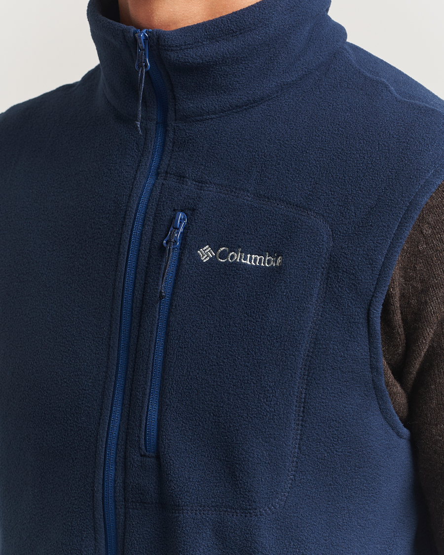 Hombres | Jerséis y prendas de punto | Columbia | Fast Trek Full Zip Fleece Vest Collegiate Navy