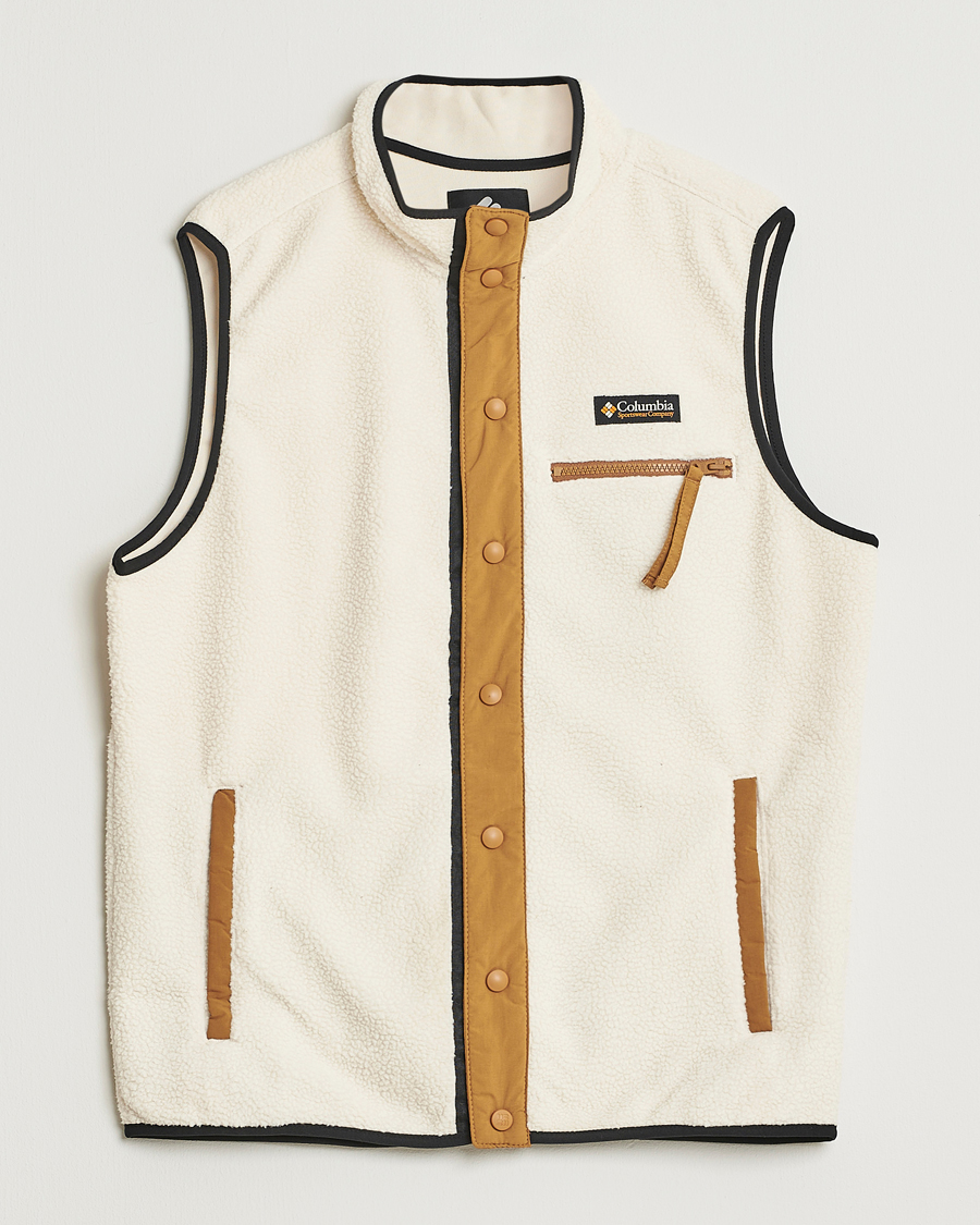 Hombres | Abrigos y chaquetas | Columbia | Helvetia Half Snap Fleece Vest Chalk