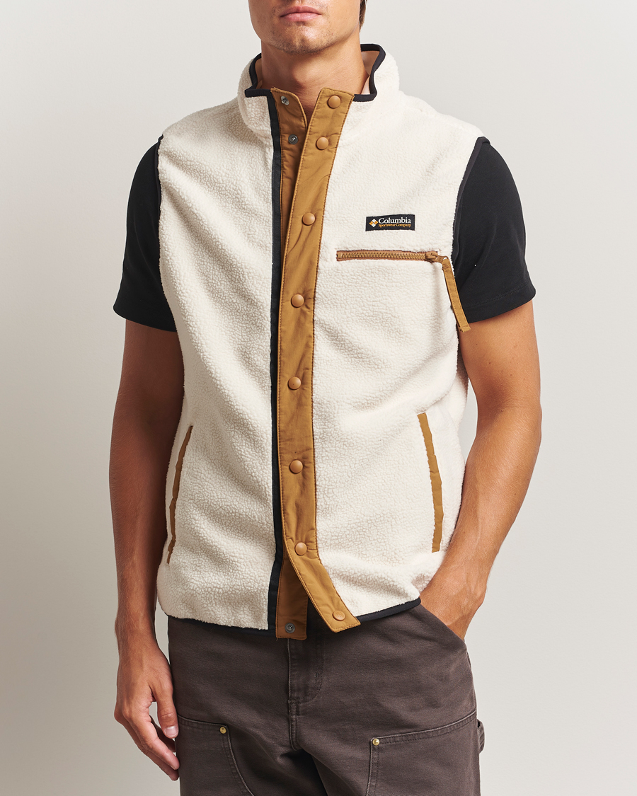 Hombres | Abrigos y chaquetas | Columbia | Helvetia Half Snap Fleece Vest Chalk