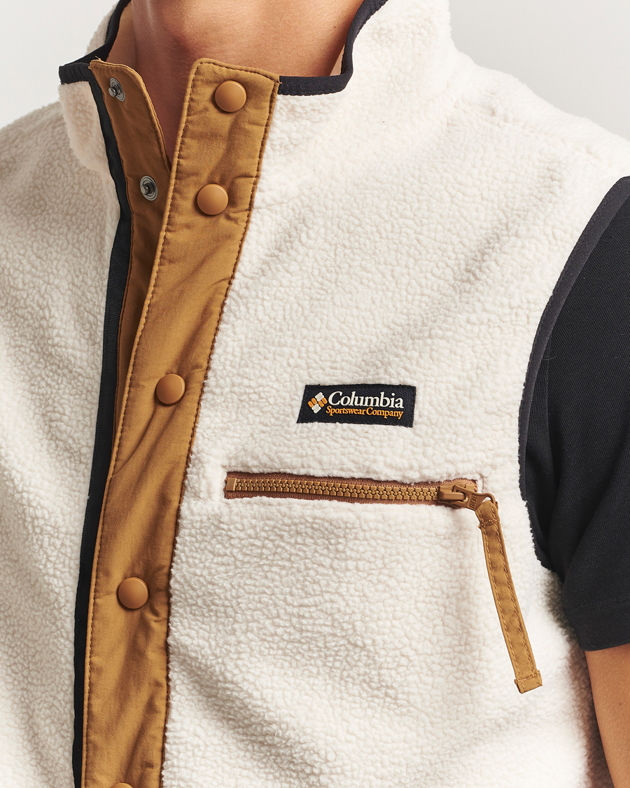 Hombres | Abrigos y chaquetas | Columbia | Helvetia Half Snap Fleece Vest Chalk
