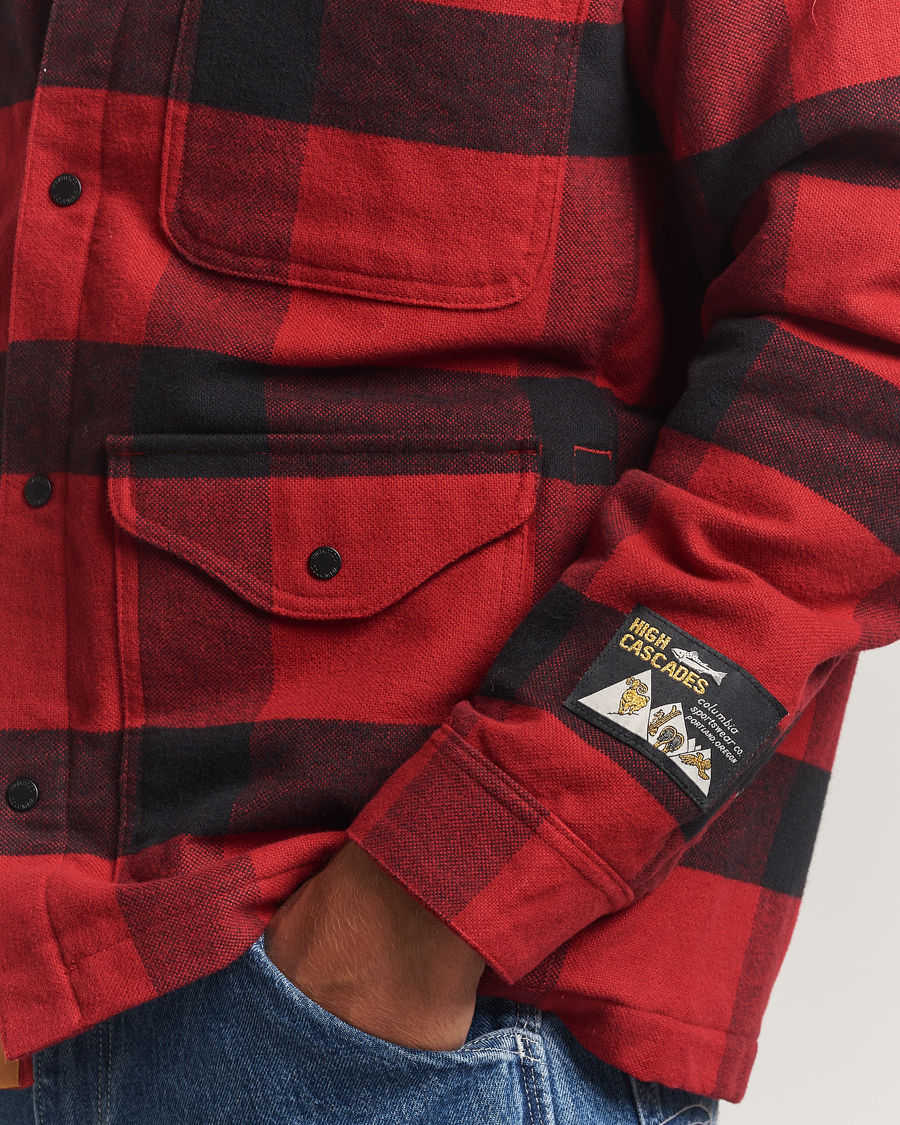 Hombres | Camisas | Columbia | High Cascades Shirt Jacket Red