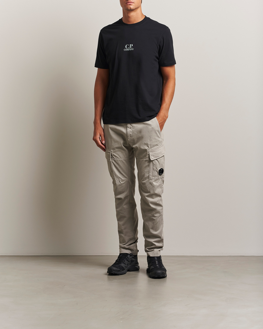 Hombres | Pantalones | C.P. Company | Stretch Satin Lens Cargo Pants Grey