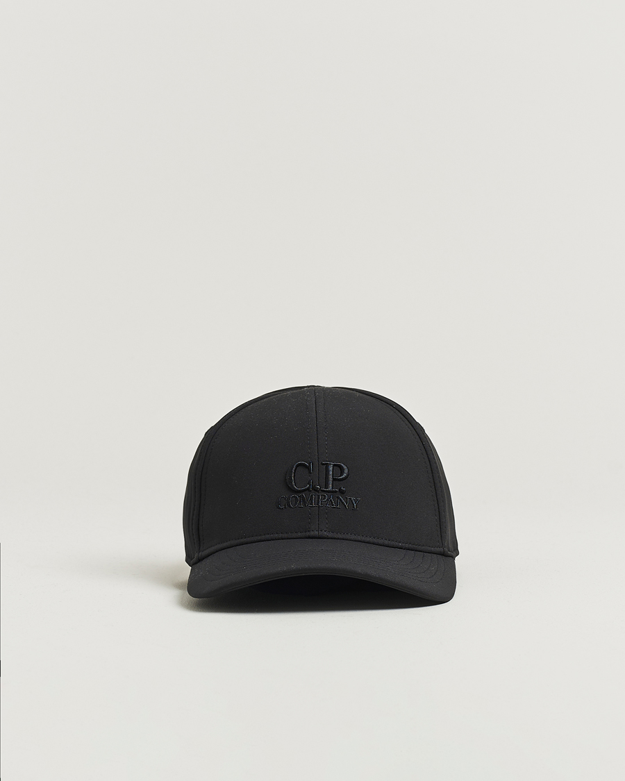 Hombres | C.P. Company CP Shell Baseball Cap Black | C.P. Company | CP Shell Baseball Cap Black