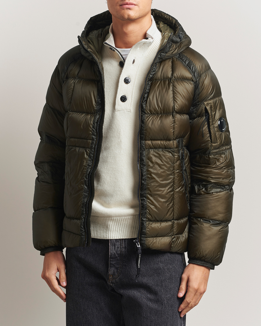 Hombres | Abrigos y chaquetas | C.P. Company | DD Shell Padded Hood Jacket Dark Green