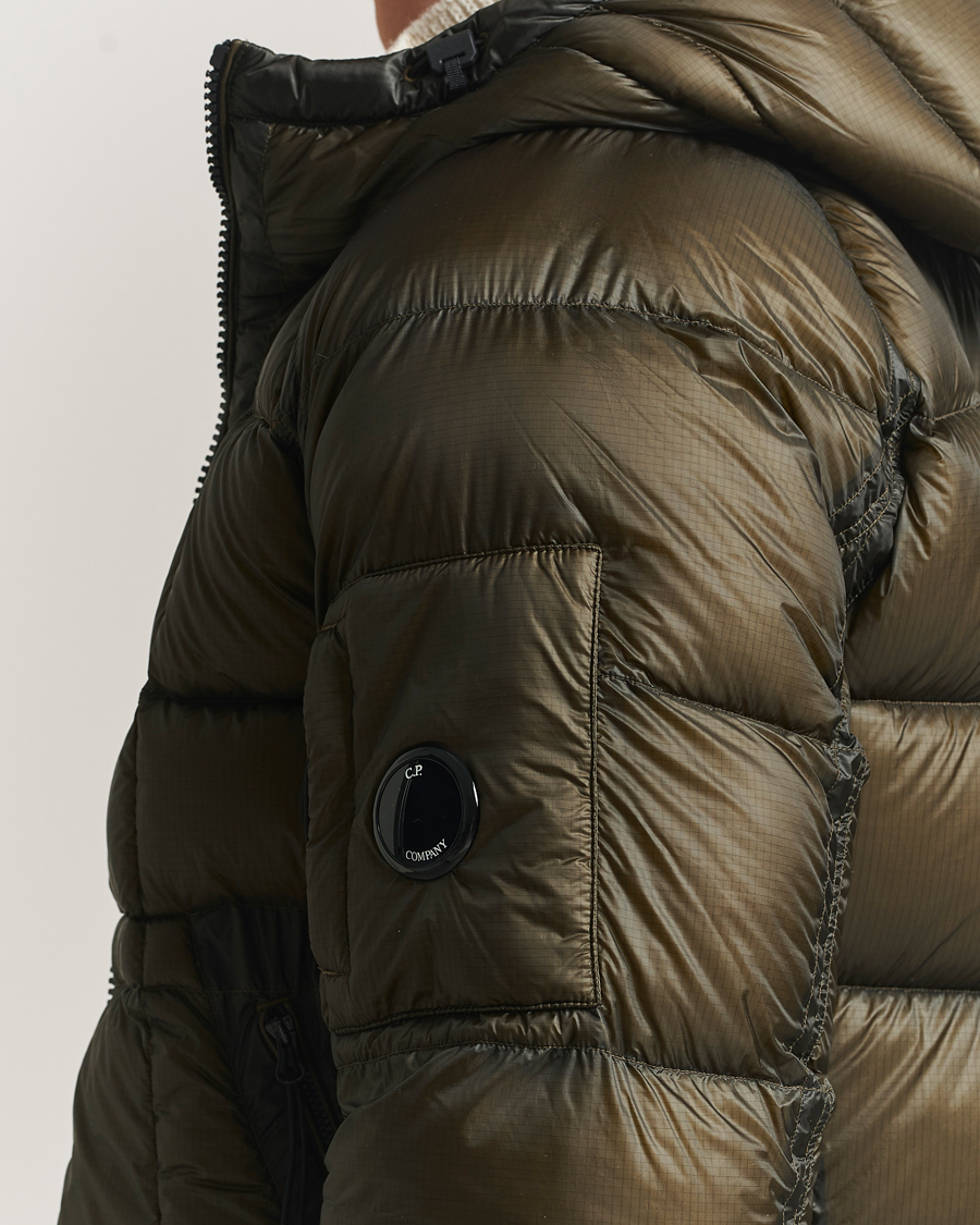 Hombres | Abrigos y chaquetas | C.P. Company | DD Shell Padded Hood Jacket Dark Green