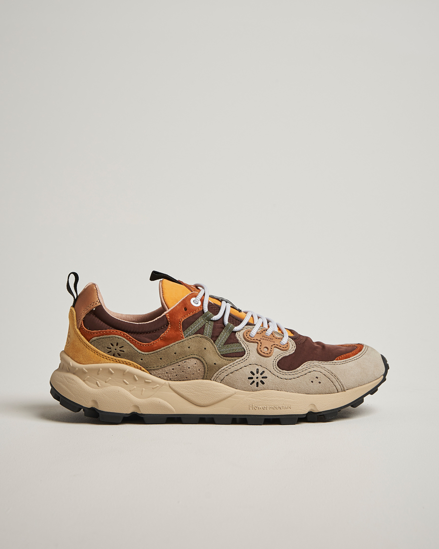 Hombres | Zapatillas | Flower Mountain | Yamano 3 Suede/Nylon Sneaker Olive