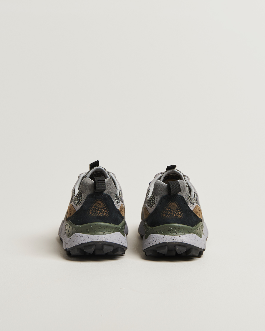Hombres | Zapatillas | Flower Mountain | Yamano 3 Suede/Tweed Wool Sneaker Grey