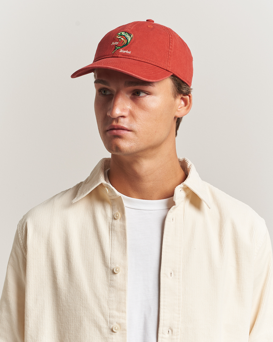 Hombres | Forét Catch Washed Cap Red | Forét | Catch Washed Cap Red