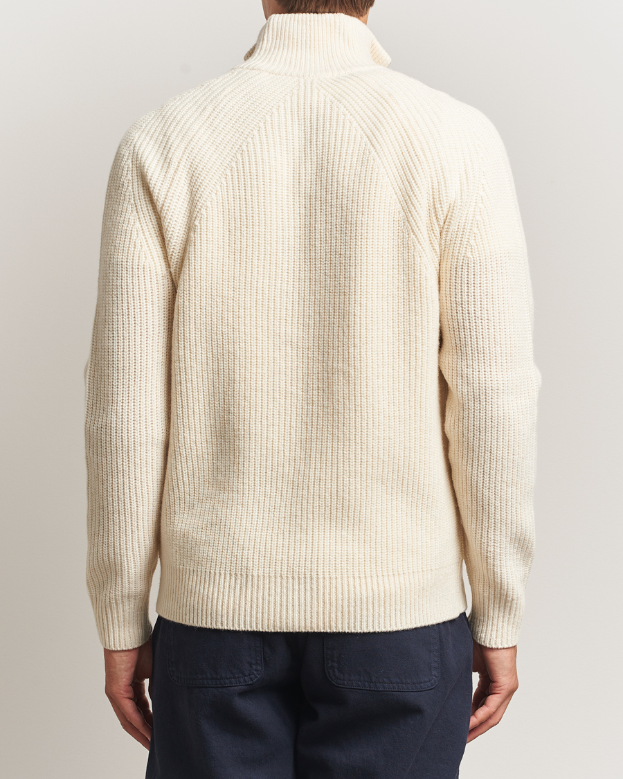 Hombres | Jerséis y prendas de punto | Forét | Delta Wool Zip Knit Cloud