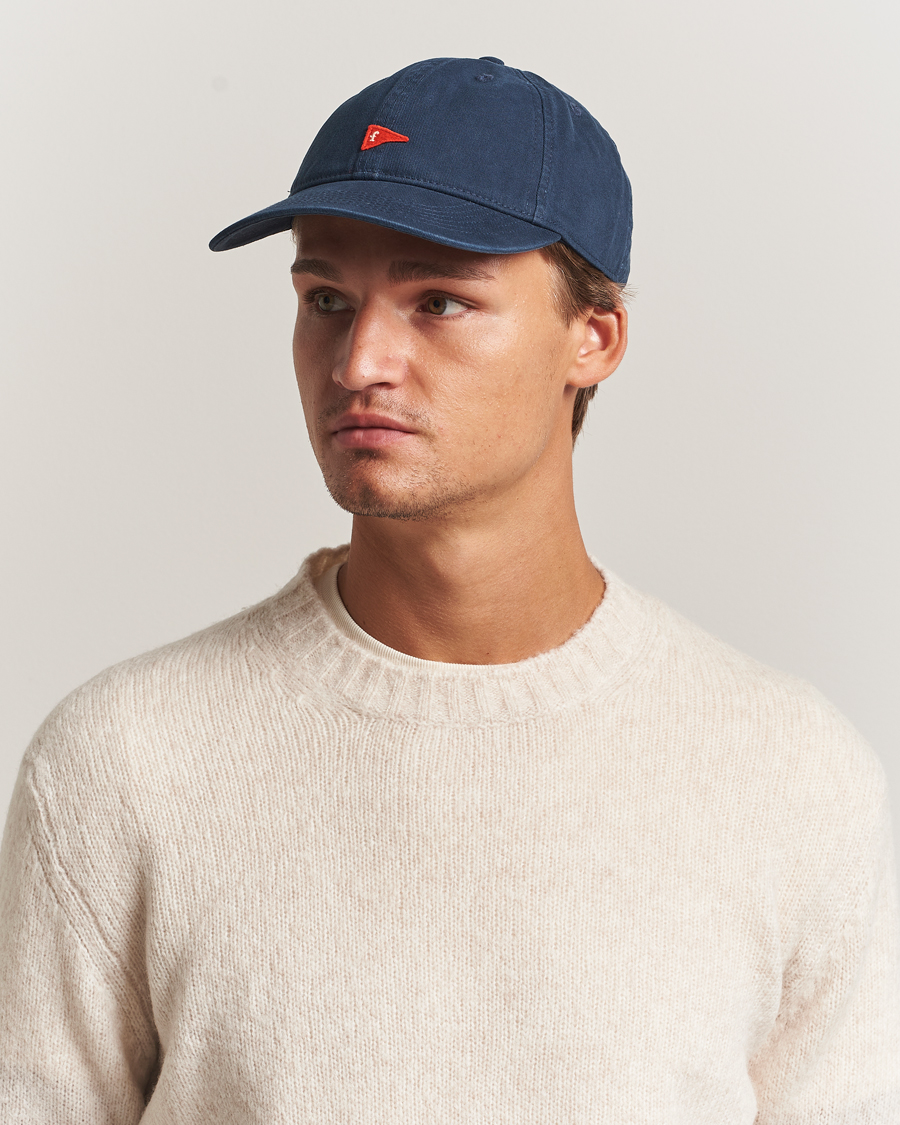 Hombres | Forét Flag Washed Cap Navy | Forét | Flag Washed Cap Navy