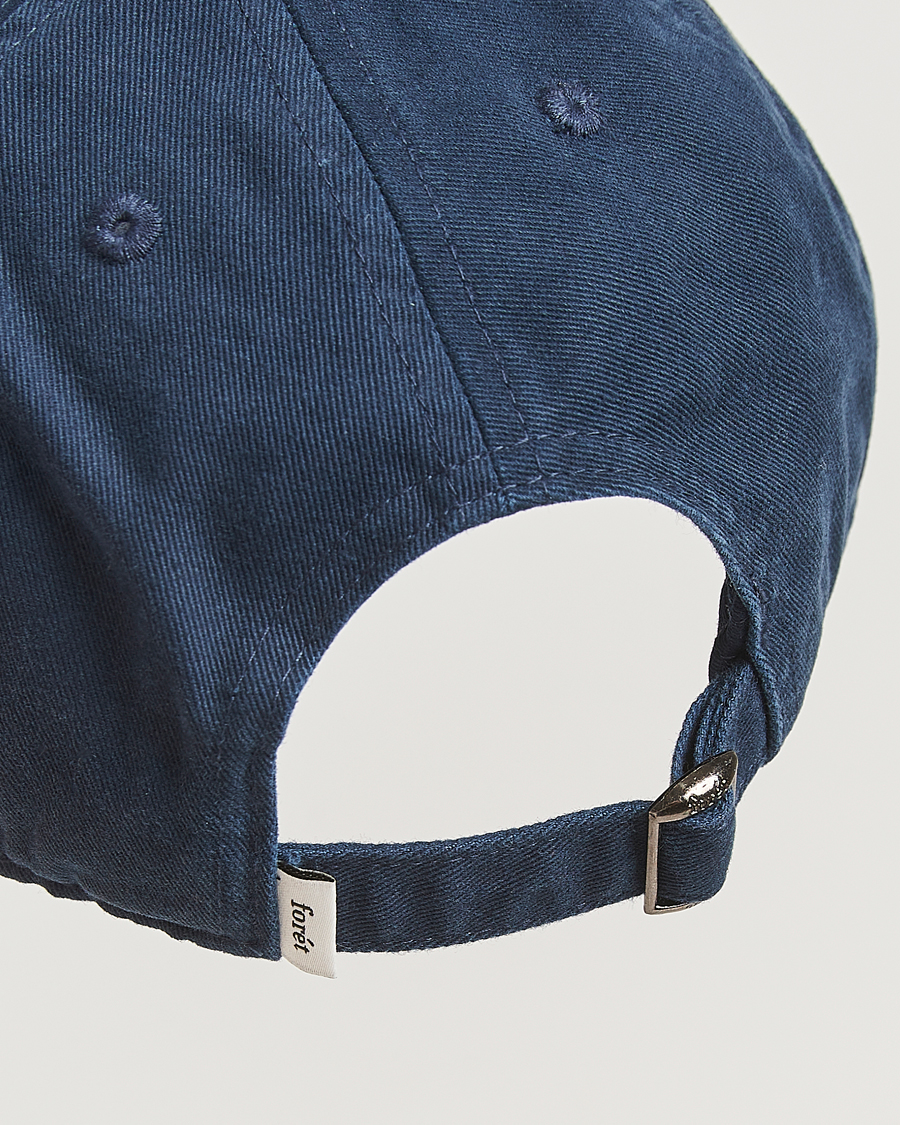 Hombres | Forét Flag Washed Cap Navy | Forét | Flag Washed Cap Navy