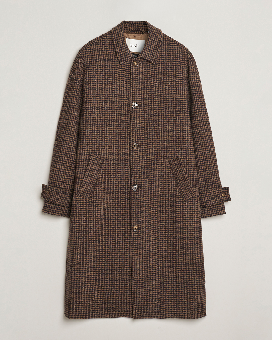Hombres | Abrigos y chaquetas | Forét | Pine Wool Coat Brown