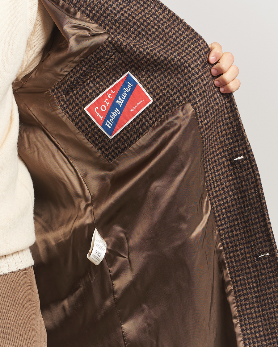 Hombres | Abrigos y chaquetas | Forét | Pine Wool Coat Brown