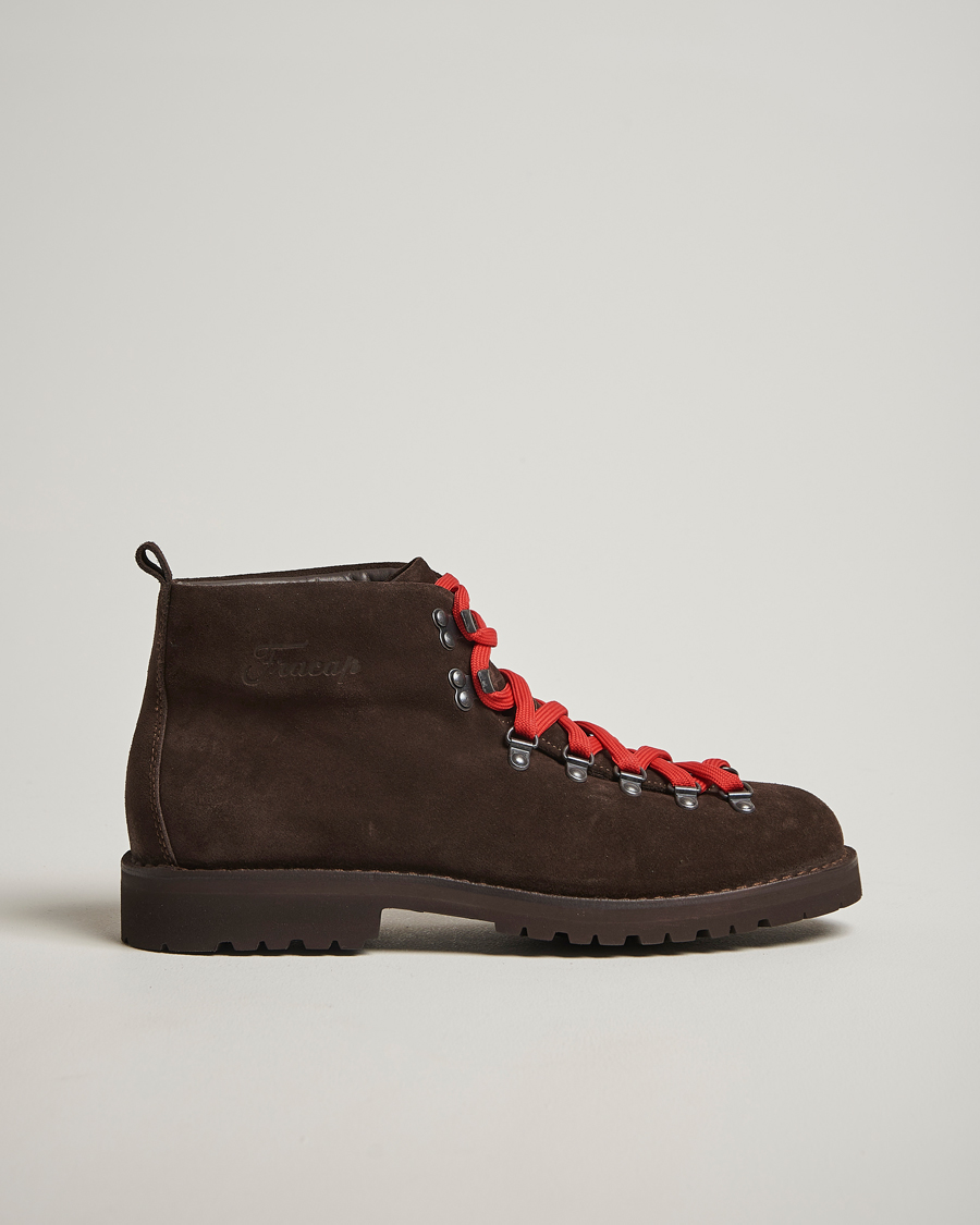 Hombres | Botas | Fracap | M120 Suede Boot Dark Brown