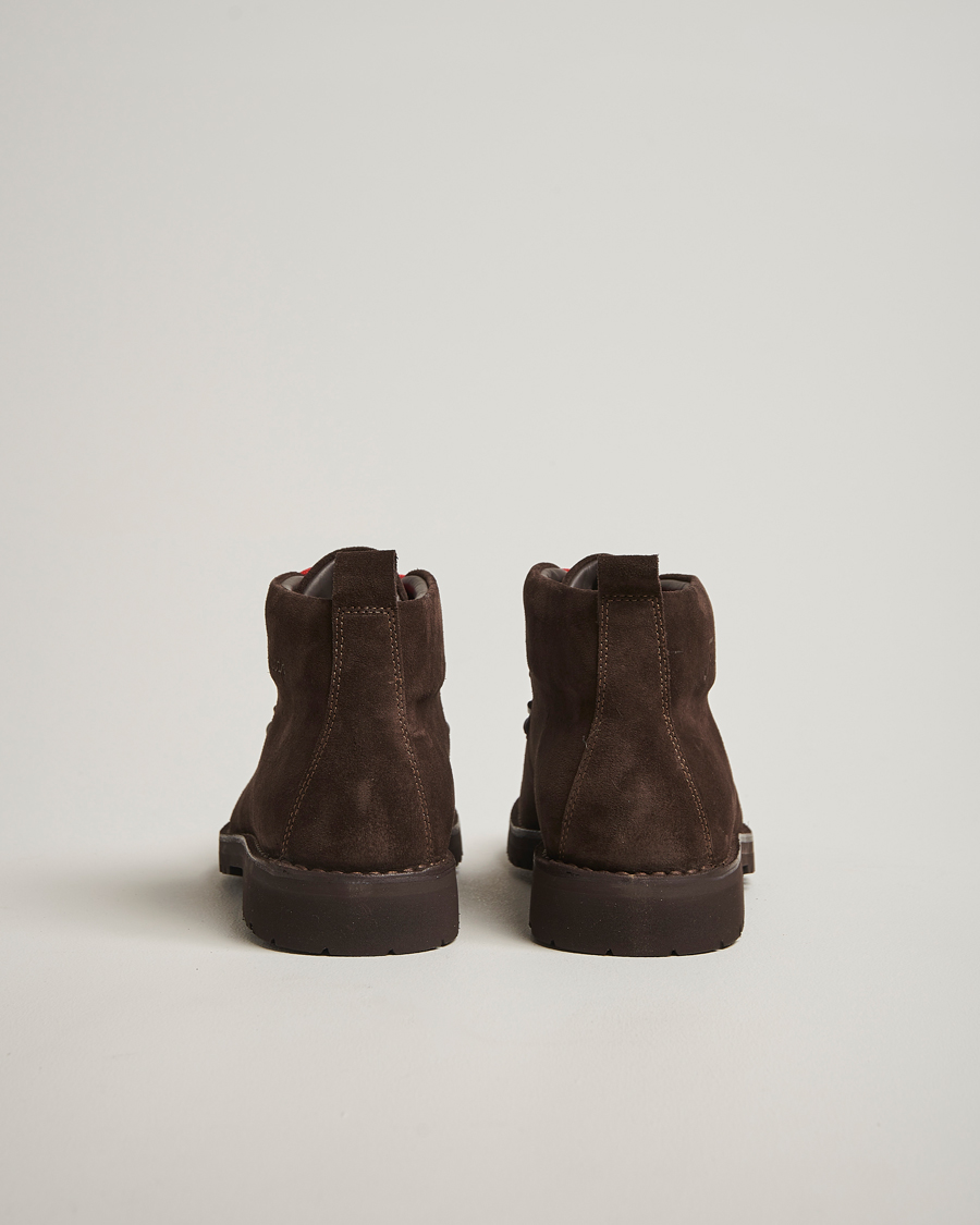 Hombres | Botas | Fracap | M120 Suede Boot Dark Brown