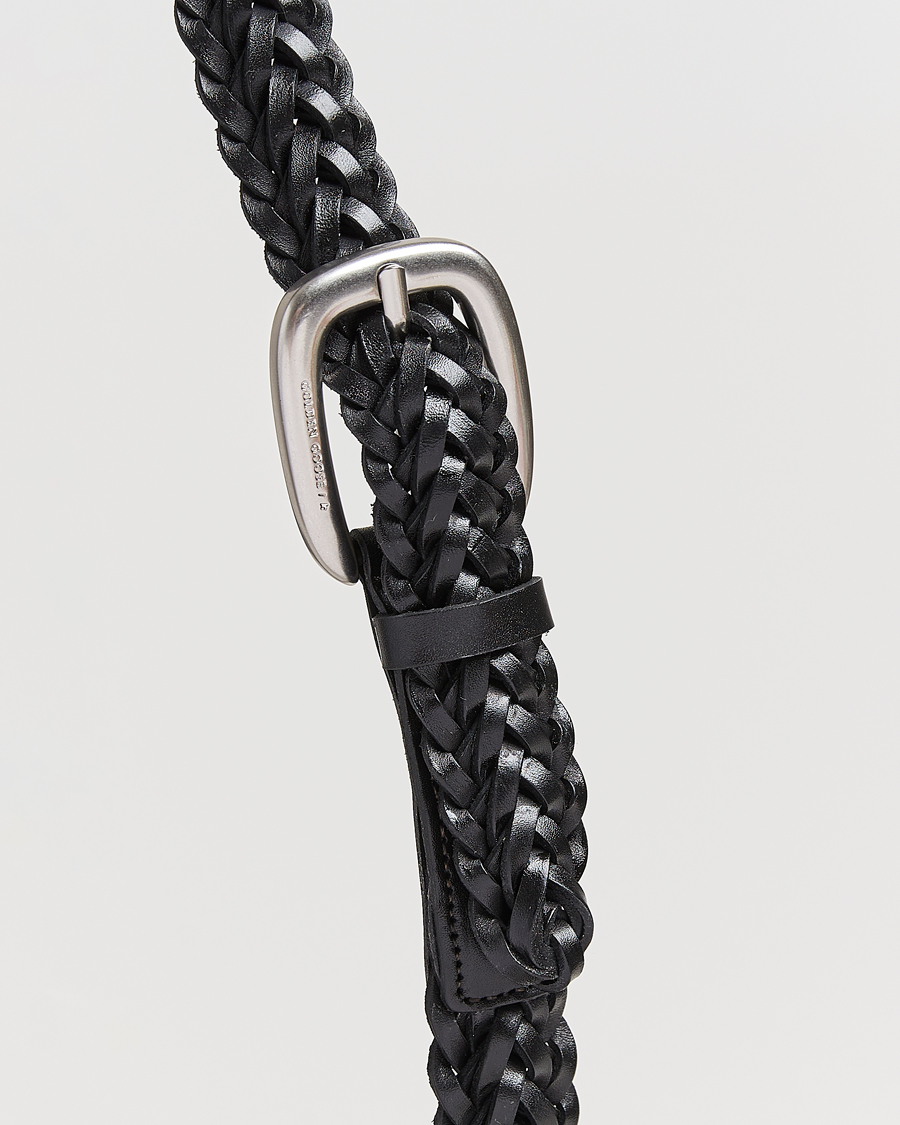 Hombres | Cinturones | Golden Goose | Woven Belt Black Calf