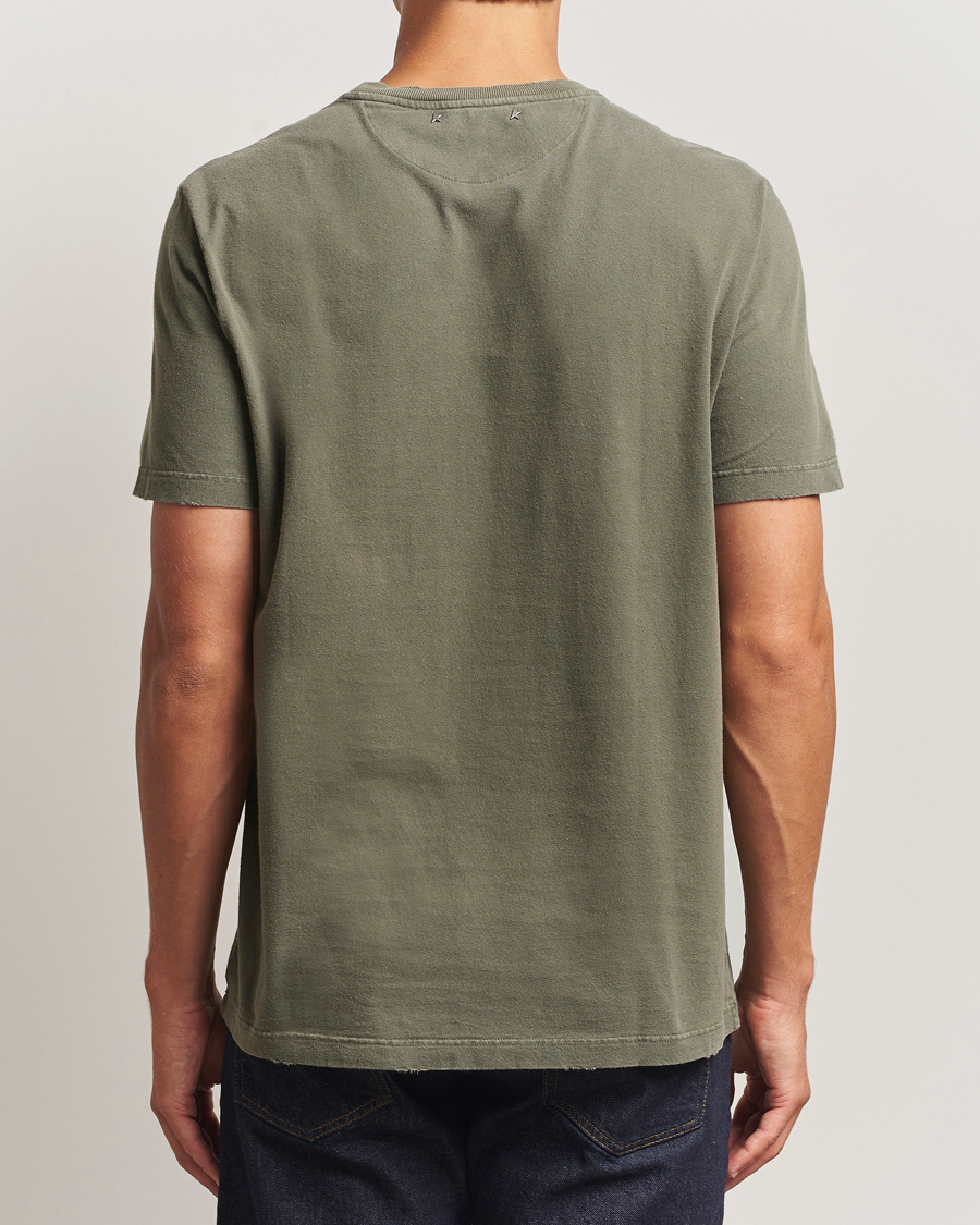 Hombres | Camisetas | Golden Goose | Cotton Logo T-Shirt Dusty Olive