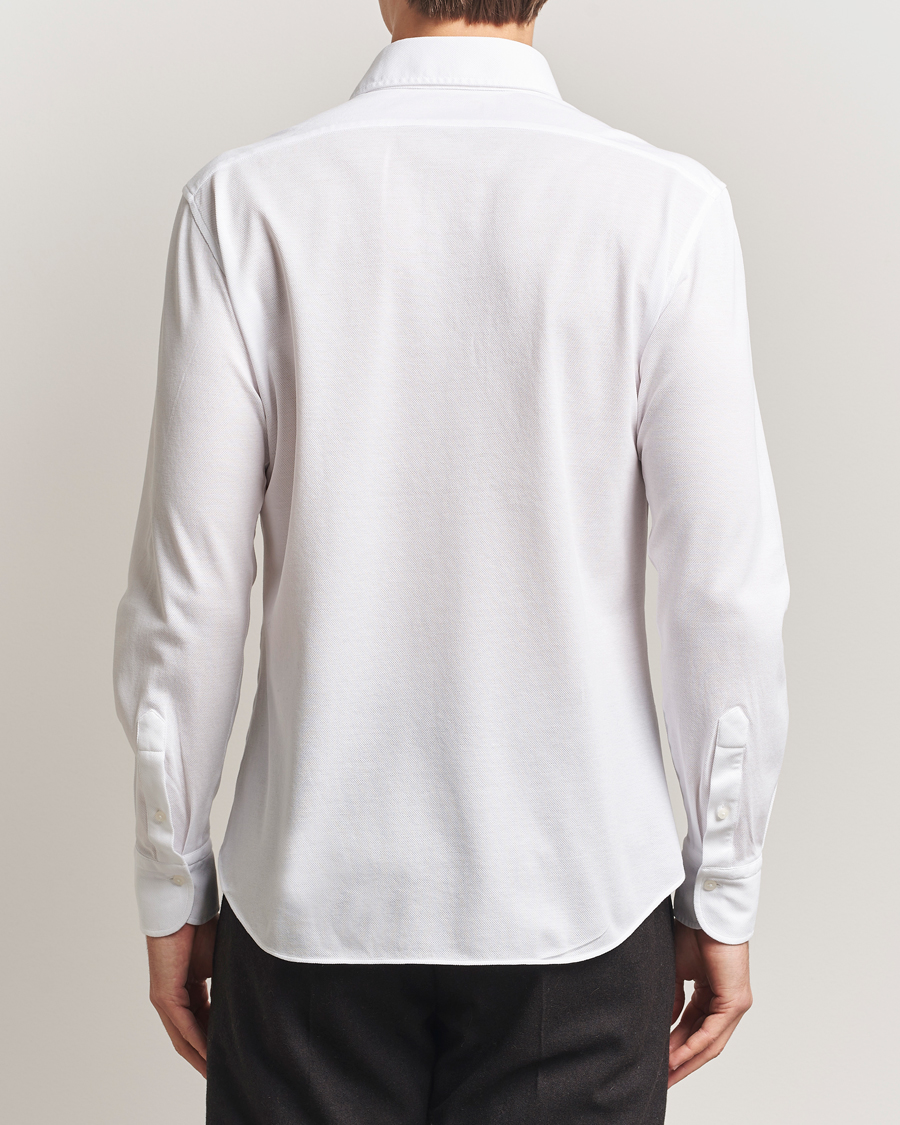 Hombres | Camisas | Grigio | Cotton Jersey Shirt White