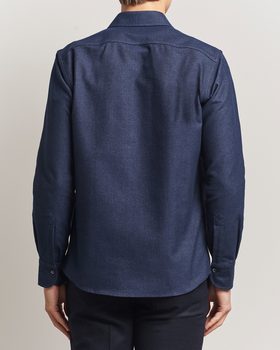 Hombres | Camisas | Grigio | Heavy Twill Overshirt Navy