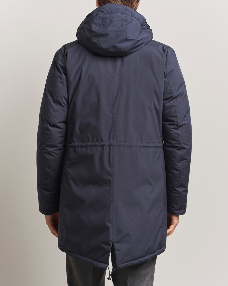 Hombres | Abrigos y chaquetas | Herno | Waterproof Fishtail Parka Navy