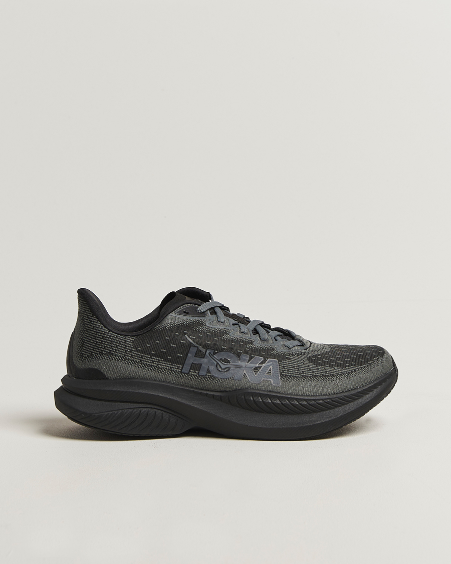 Hombres | Zapatillas de correr | Hoka | One Mach 6 Running Sneakers Black/Outer Orbit