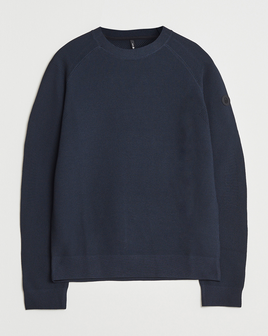 Hombres | Jerséis y prendas de punto | Sail Racing | Element Seamless Crew Neck Dark Navy