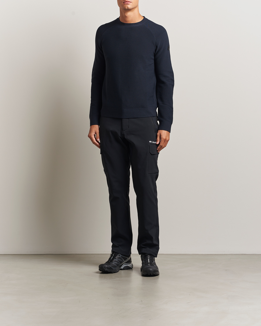 Hombres | Jerséis y prendas de punto | Sail Racing | Element Seamless Crew Neck Dark Navy