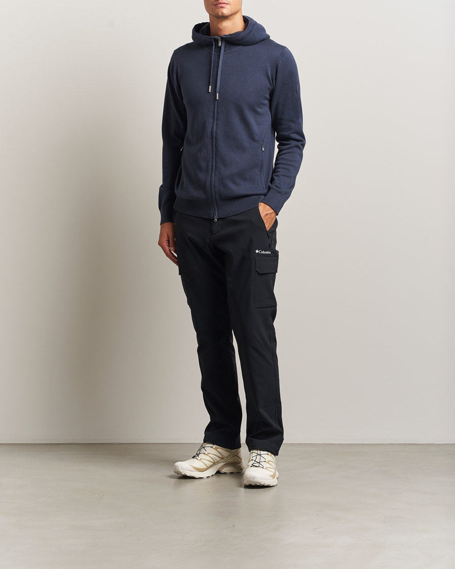 Hombres | Jerséis y prendas de punto | Sail Racing | Bowman Knitted Full Zip Hoodie Navy