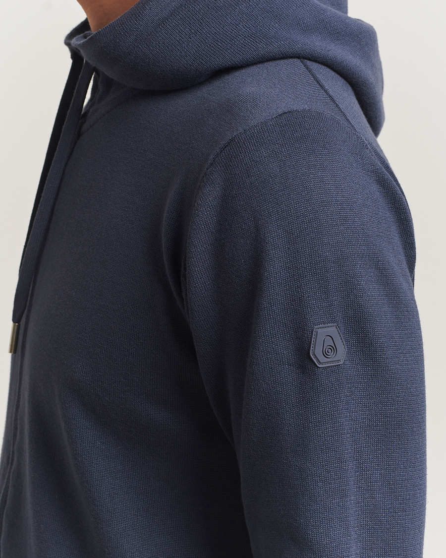 Hombres | Jerséis y prendas de punto | Sail Racing | Bowman Knitted Full Zip Hoodie Navy