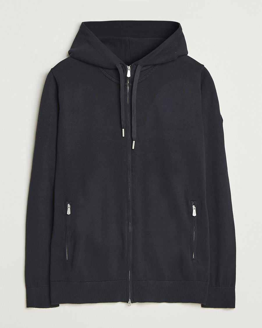 Hombres | Jerséis y prendas de punto | Sail Racing | Bowman Knitted Full Zip Hoodie Carbon