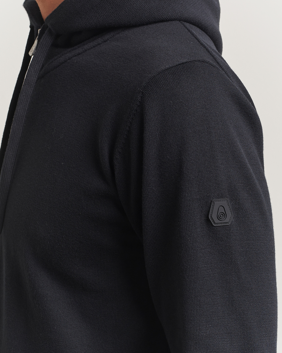 Hombres | Jerséis y prendas de punto | Sail Racing | Bowman Knitted Full Zip Hoodie Carbon