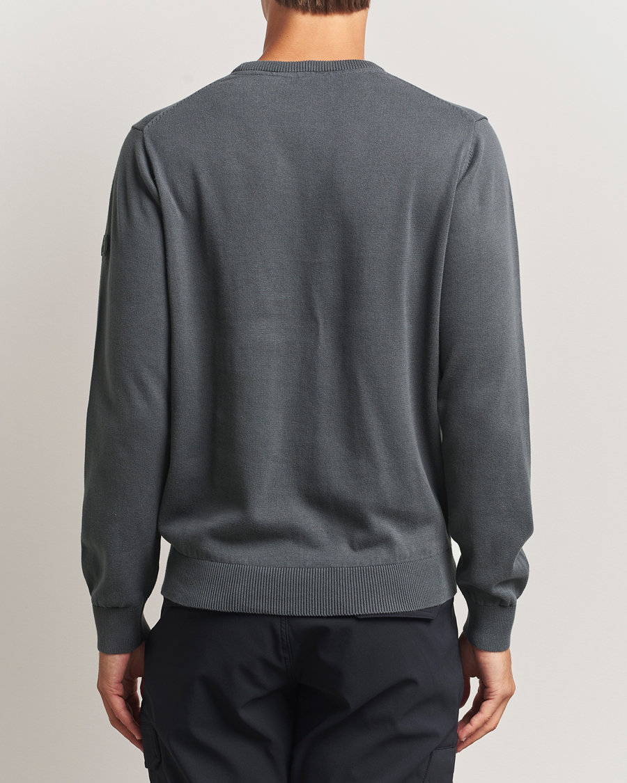 Hombres | Jerséis y prendas de punto | Sail Racing | Bowman Knitted Crew Neck Aurora Green