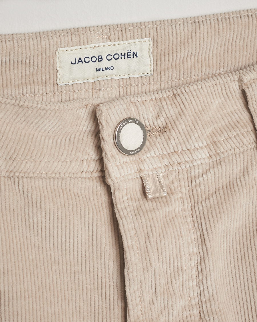 Hombres | Pantalones | Jacob Cohën | Bard 5-Pocket Medium Corduroy Trousers Off White