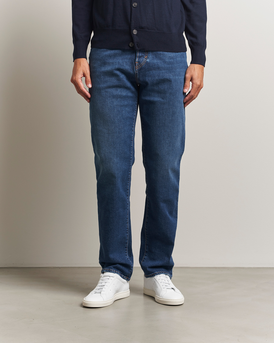 Hombres | Vaqueros | Jacob Cohën | Edos Regular Straight Fit Jeans Mid Blue