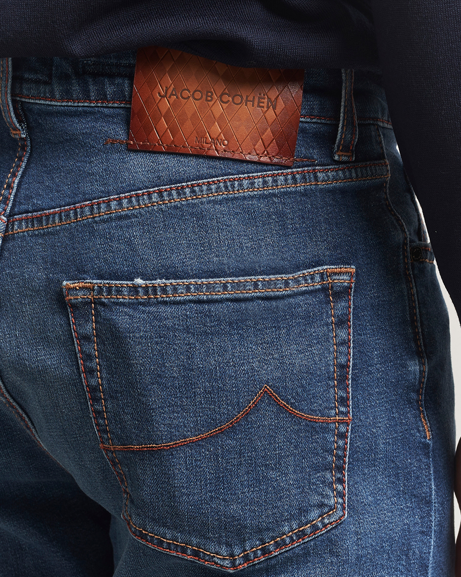 Hombres | Vaqueros | Jacob Cohën | Edos Regular Straight Fit Jeans Mid Blue