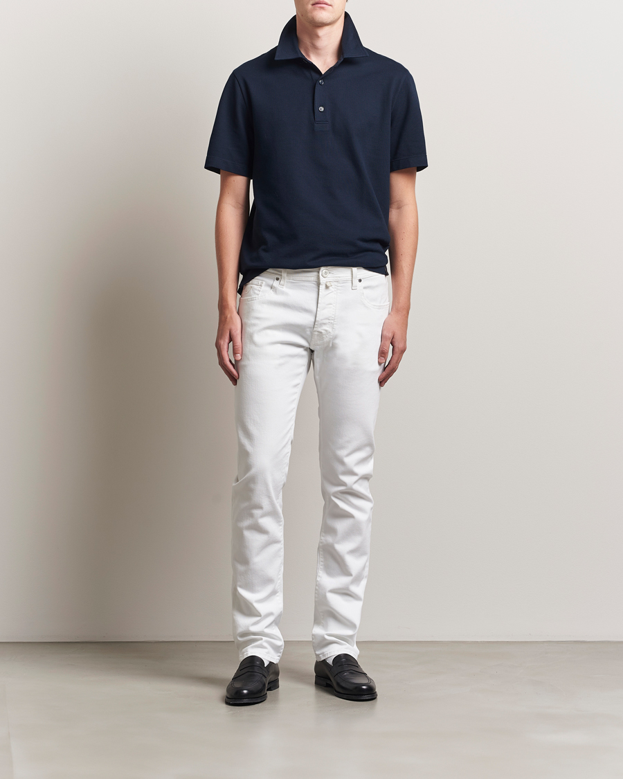 Hombres | Vaqueros | Jacob Cohën | Bard Slim Fit Stretch Jeans White