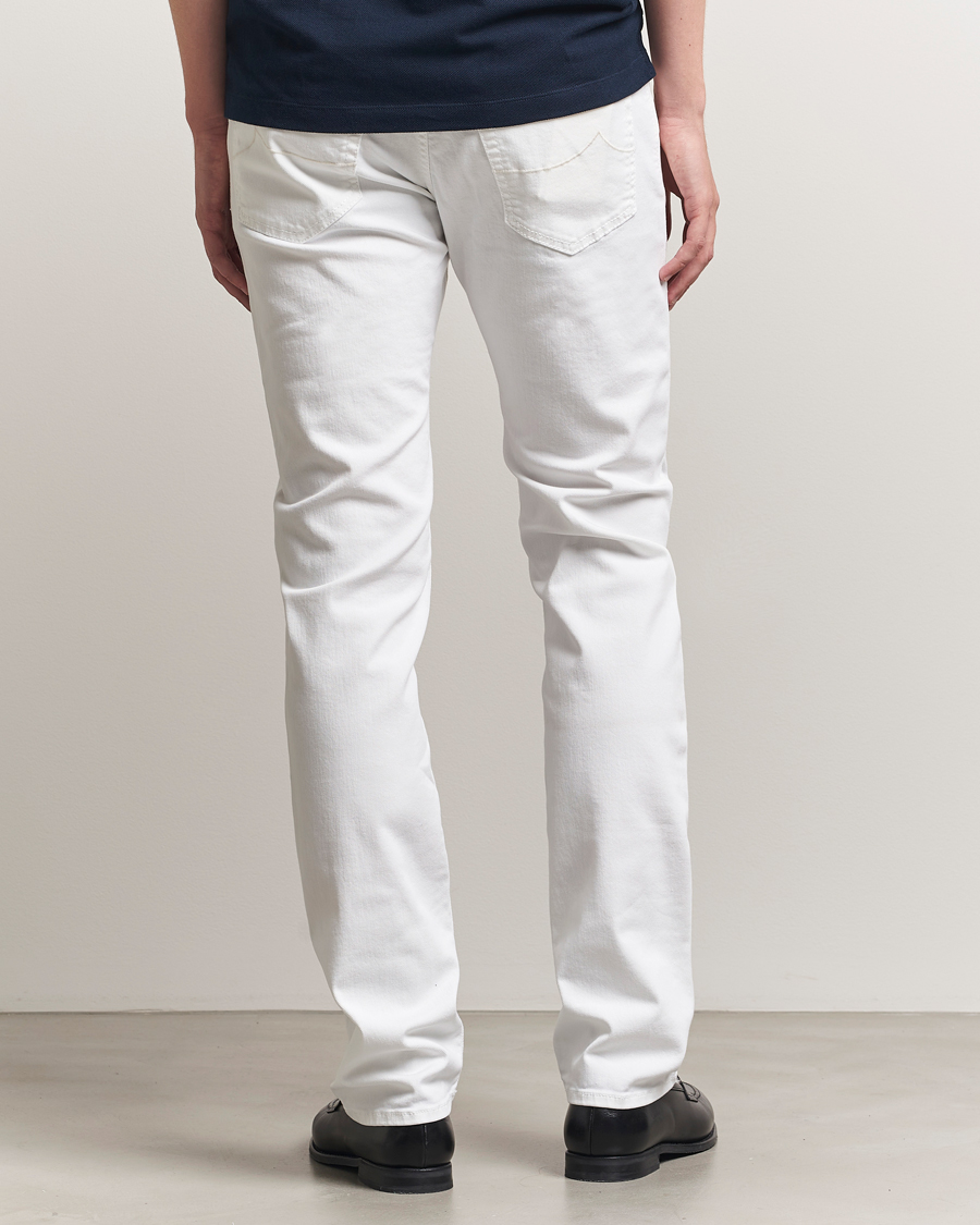 Hombres | Vaqueros | Jacob Cohën | Bard Slim Fit Stretch Jeans White